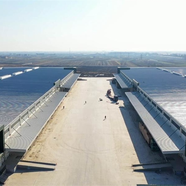 Low Cost And Fast Assembling Prefabricated Steel Warehouse Design