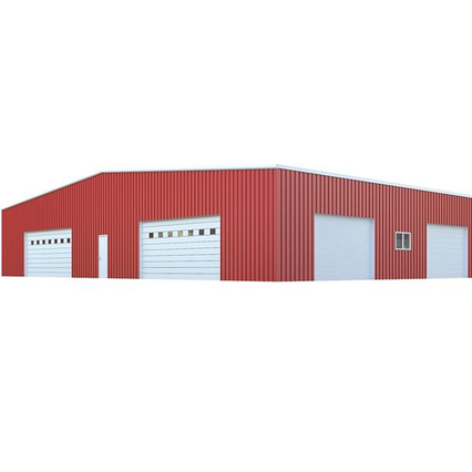 Large Long Span Pre Engineered Steel Framed Workshop Warehouse Building