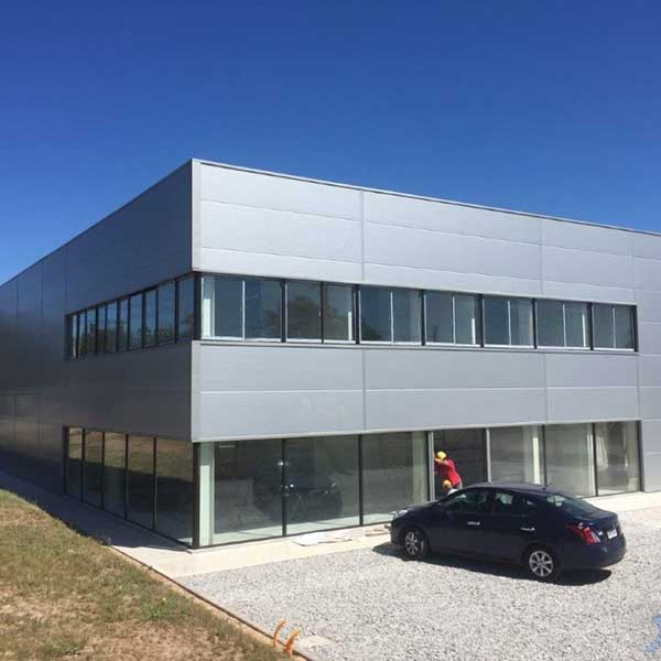 Prefabricated Steel Structure Warehouse and Office Uruguay