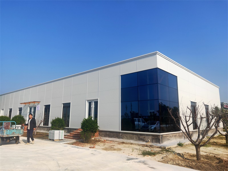 prefabricated steel structure construction building exhibition hall