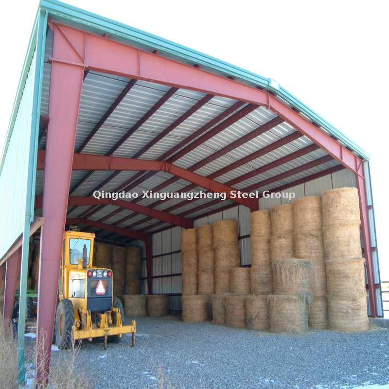 Steel Construction Frame Warehouse Hay Barn Hay Storage Hay Shed