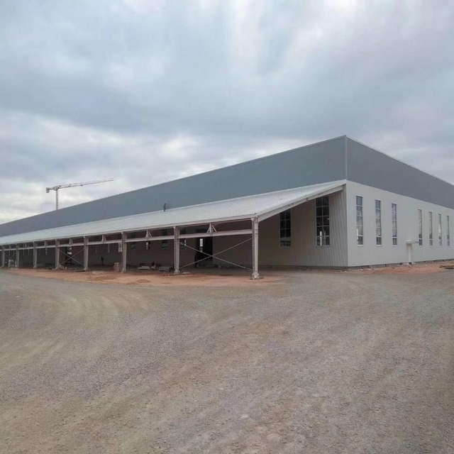 Logistic Park Use Warehouse Steel Plant Structure