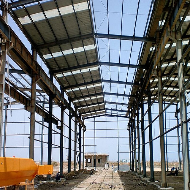 Prefabricated Modern Steel Building Structure Construction Materials 