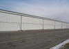 conventional red Industrial steel building airport